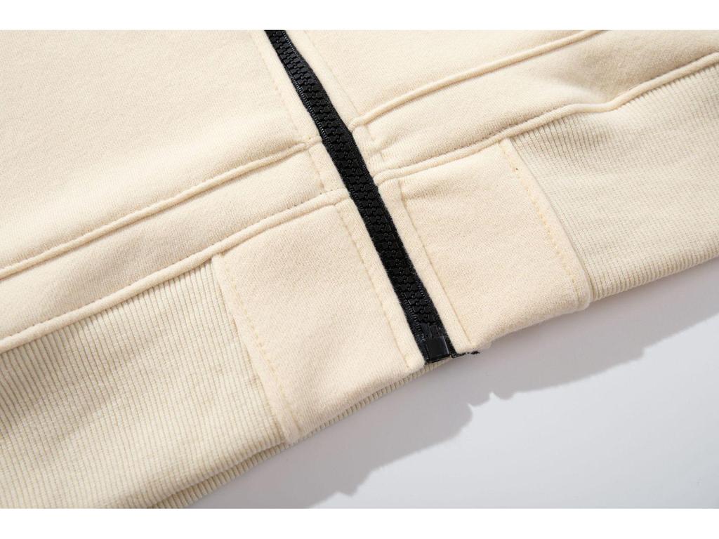 New Style CrossSTONE Classic Stand Collar Unisex Fleece Cardigan