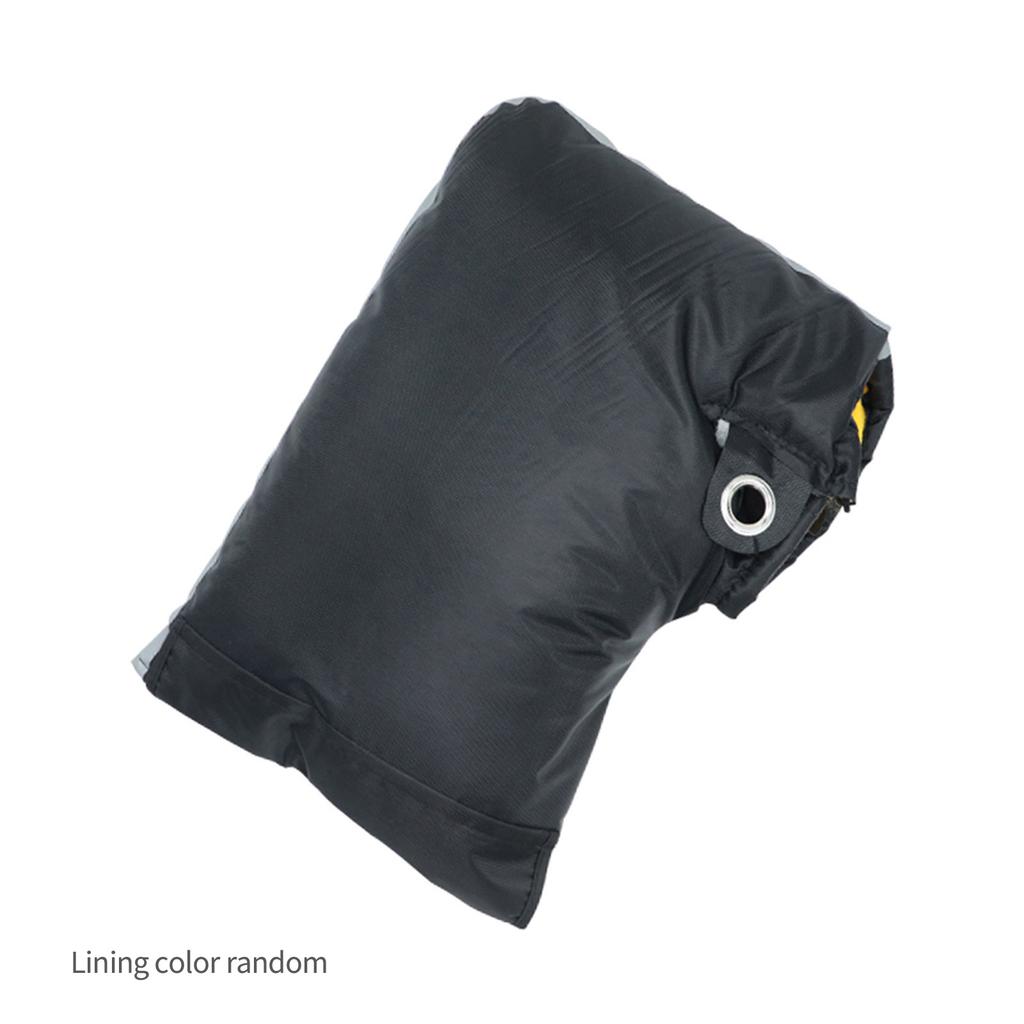 Motorcycle Handlebar Gloves Windproof Rainproof Motorcycle Mittens Grip Handlebar Muff Black