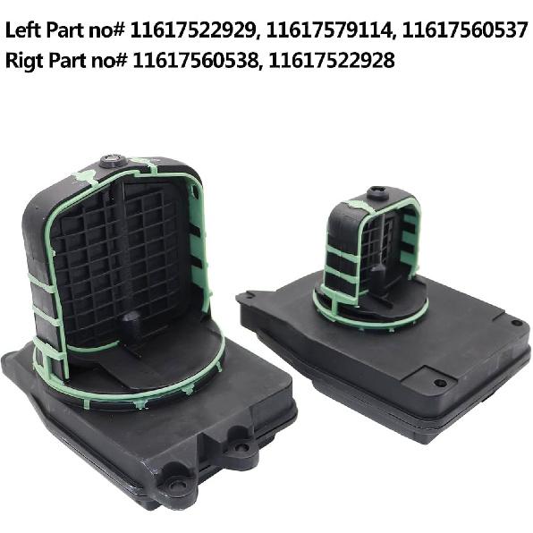 SecosAutoparts 2PCS Left & Right Air Intake Manifold Adjusting Unit DISA Valve Fit For BMW X5 X3 Z4 E82 E88 E92 328I 528I 530I 128I 2009-2015