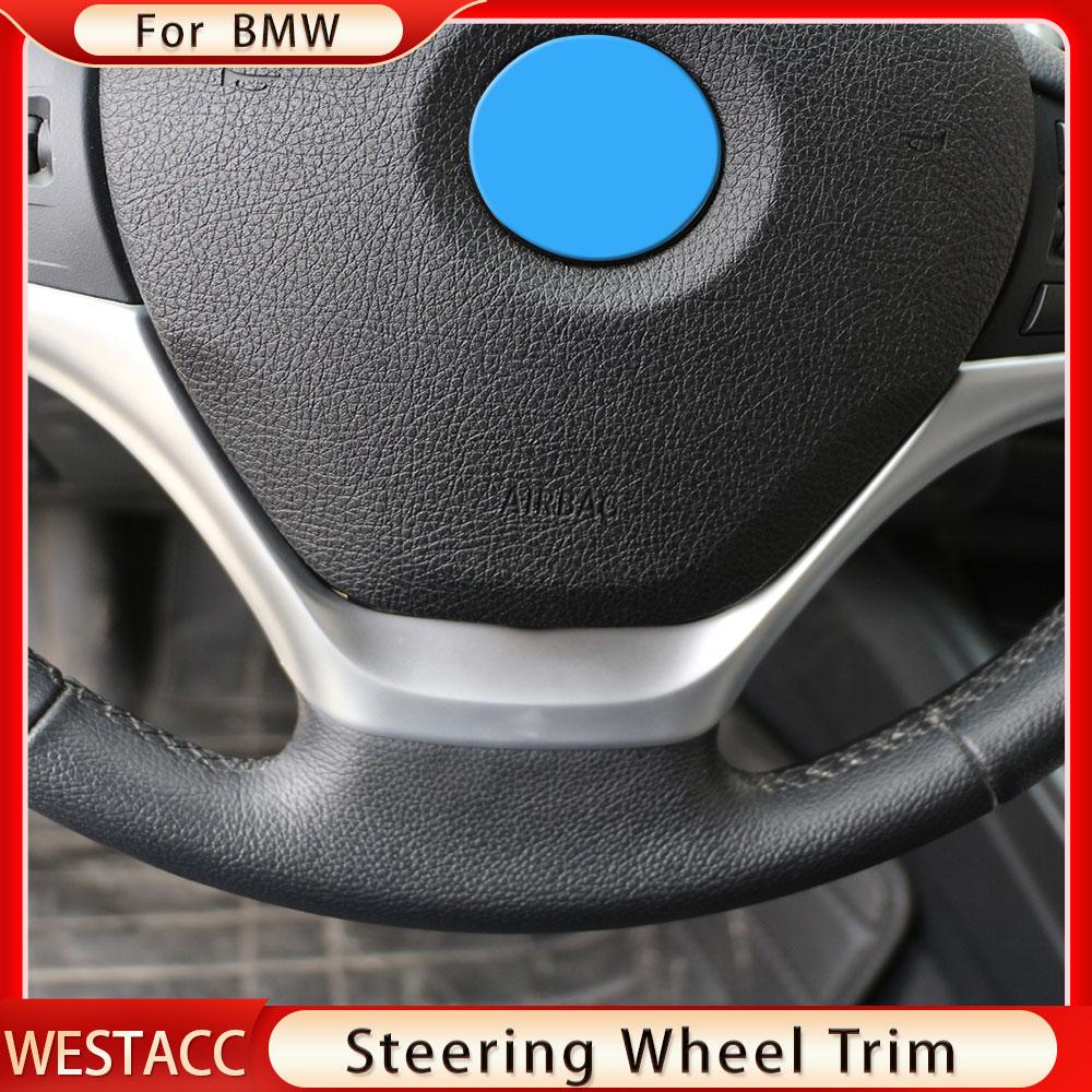 ABS Chrom Auto Lenkrad Abdeckung Zierleiste Dekoration Aufkleber für BMW 3er F30 F34 320 328 2013 2014 Styling