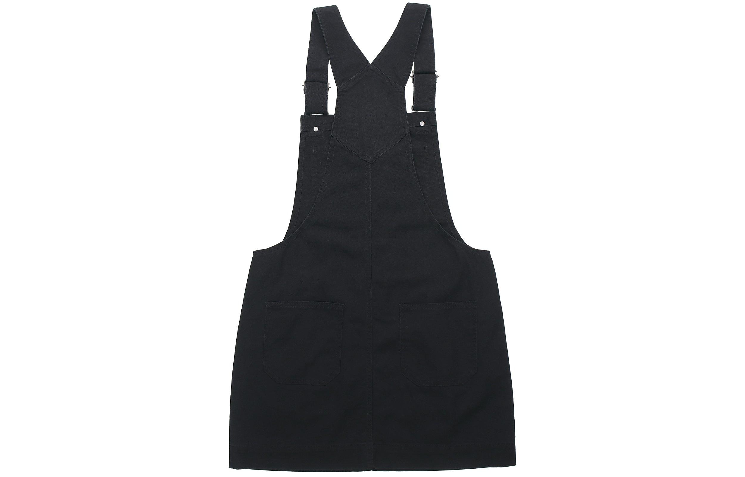 Converse Casual Long Skirts Women s Black Moderate Mid Length A Line Skirt 10018415-A02 L