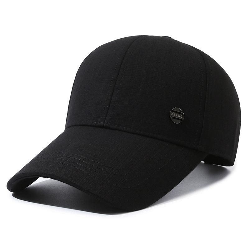 Men's Long-Brimmed Hat: Spring/Autumn Style – Outdoor Sun Protection, Breathable, Versatile Casual Baseball Cap