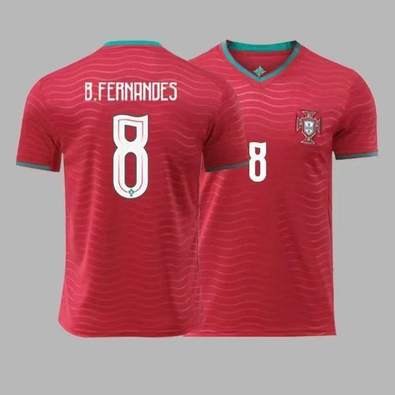 2026 World Cup Portugal Home and Away Jersey No. 7 Felix B Fei B Seat Football Jersey Fan Version