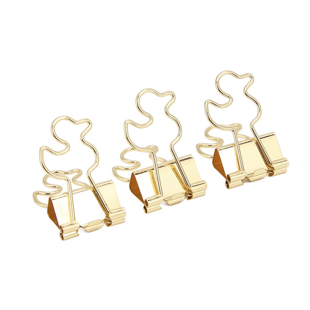 20Pcs Paper Clips Strong Clamping Force Iron Little Design Wide Application Small Clips