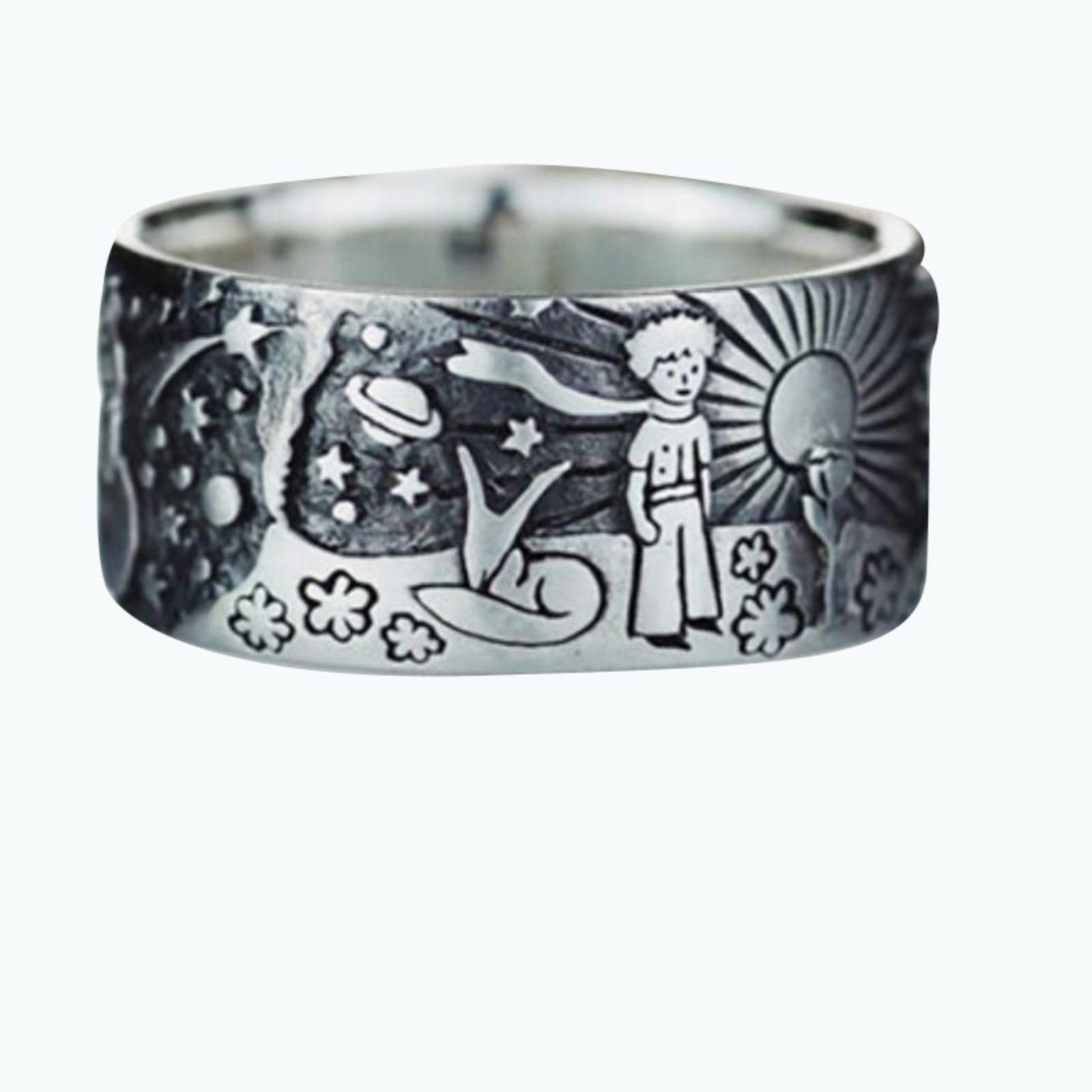

Unique Fashion Ring For Index Finger: Design 9 срібний