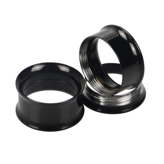 1 Stücke Stilvolle Edelstahl Tunnel Expander Bahre Ohr Plug Piercing Schmuck Schmuck Geschenk