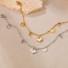 Customizable Niche High End Style Stainless Steel Heart Bracelet for Women  Minimalist & Fashionable Heart Shaped Jewelry