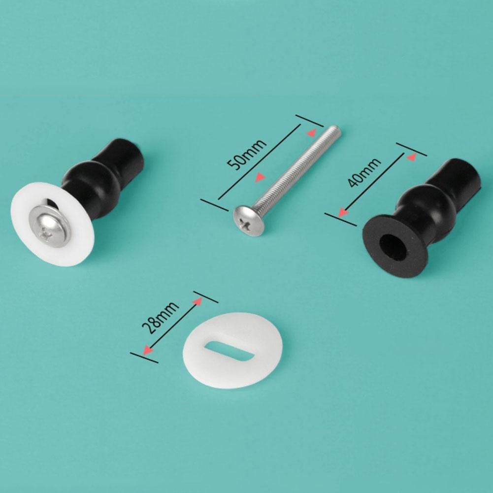 Toilet Lid Screws Stainless Steel Adaptive Rubber Stopper