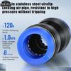 PU PE PV Pneumatic Fittings 10PCS 8mm 12mm Quick Release Pipe Connector for Air Tool Systems