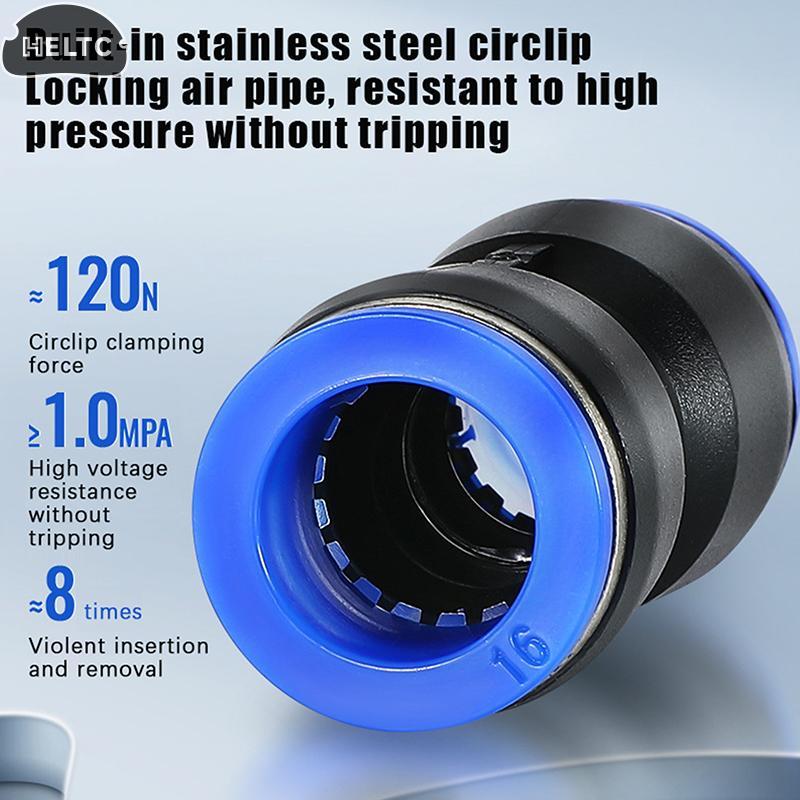 PU PE PV Pneumatic Fittings 10PCS 8mm 12mm Quick Release Pipe Connector for Air Tool Systems