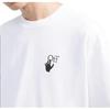 Off-White FW21 Logo Arrow Round Neck Short Sleeve Loose Fit White Men's OMAA038F21JER0020184