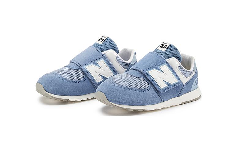 New Balance Sports Abrasion Resistant Low top Toddler Shoes Blue Infant And Toddler NW574FDG