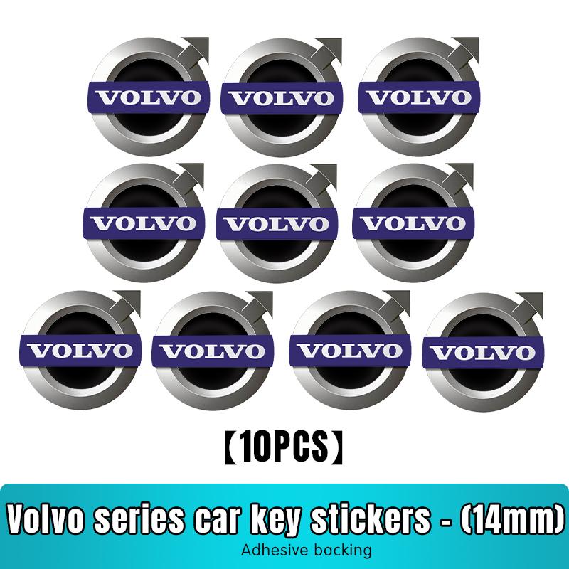 New 14mm Fob Car Logo Sticker for Car Remote Control Key For Volvo XC90 V90 V60 XC60 V40 S80 S60 S90 C40 XC40 V70 XC70 C30 C70