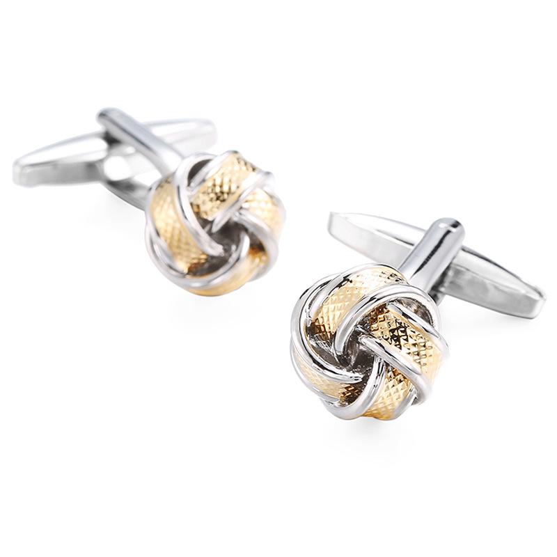 

Кольорова скляна прикраса-рукав з імітацією діаманта, Модні аксесуари для чоловічої сорочки One Size золотий