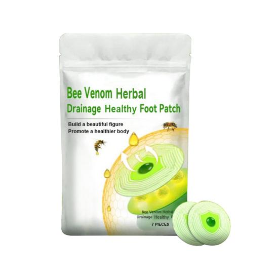 

Yousheng 7 Pcs Bee Venom Lymphatic Shaping Patch Promotes Blood Circulation Slimming Foot Pads Reduces Inflammation Enhances Metabolism Improve Sleep зелёный