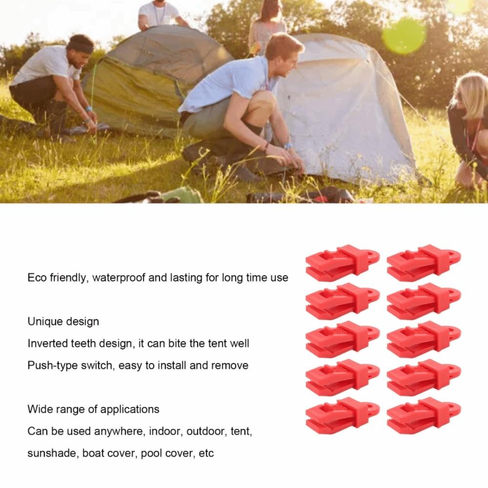20 Pcs Windproof Awning Tarp Clamps Heavy Duty Tent Clamps Durable Tarp Clamps  Outdoor Camping