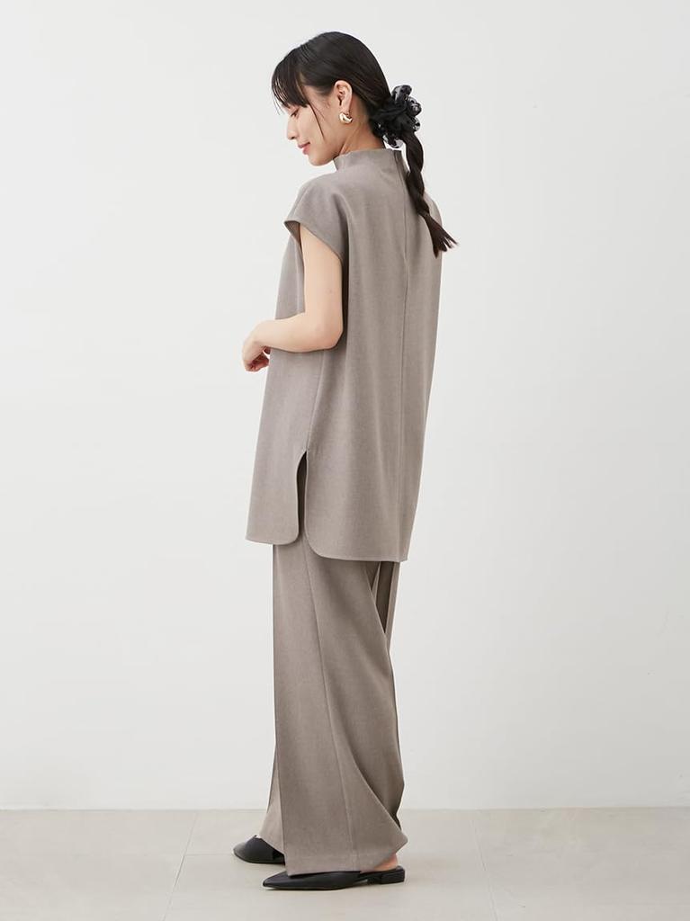 Draped blouse and elastic pants SETUP 09WFO254019 MOC 0 semi-flared