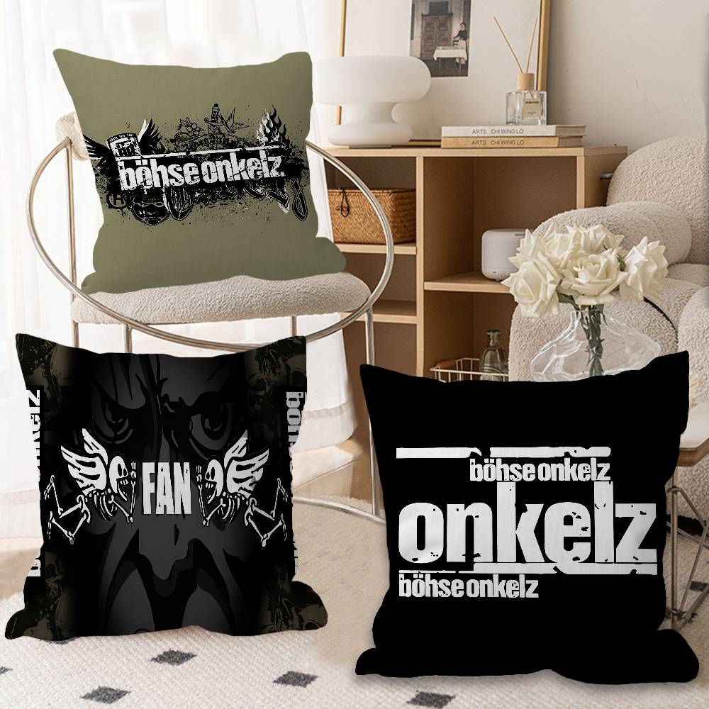 Germany Bohse Onkelz Cushion Cover Polyester Sofa Cushions Decorative Throw Pillows Home Decoration Pillowcover
