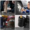 Practical Oxford Nail Screw Storage Bag Black Wear-resistant Cylinder Nail Screw Storage Bag with Buckle Can Tighten Tool Bag