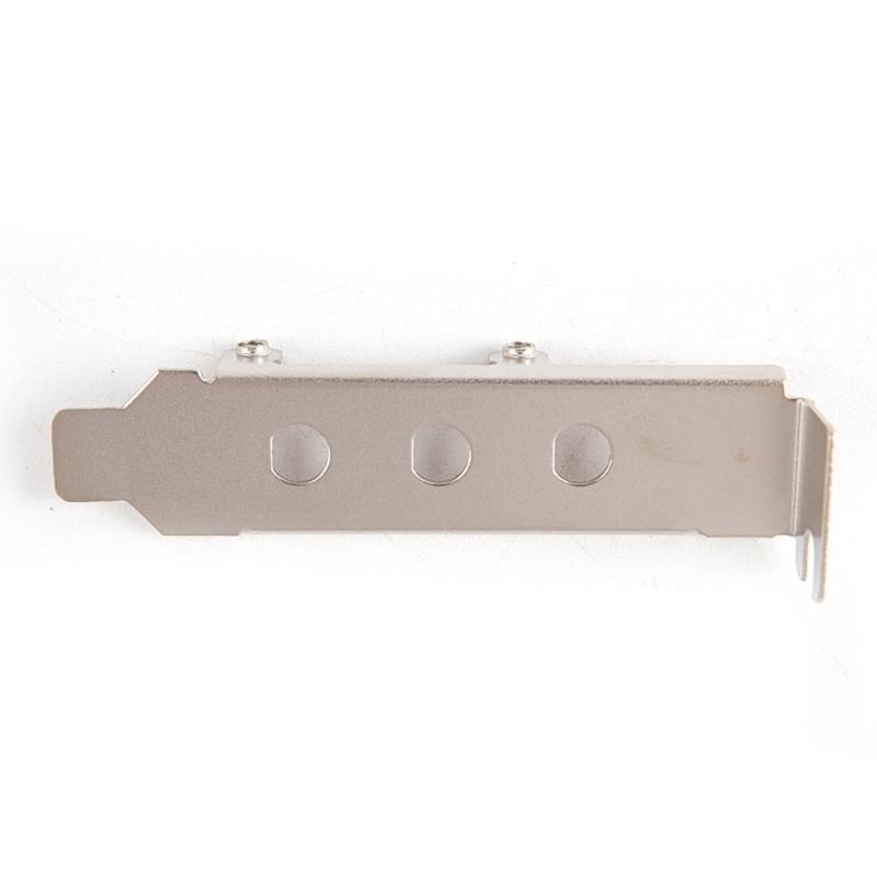 Universal Half Height PCI Bracket For Wireless Networking Card Durability Metal Construction Easy Installation Silver Color