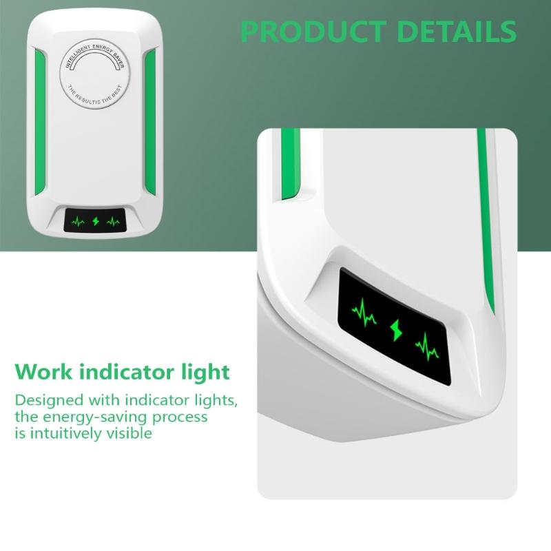 90V-250V Power Saver Electricity Saving Box Energy Saving Device for Household Office Market Factory with Indication
