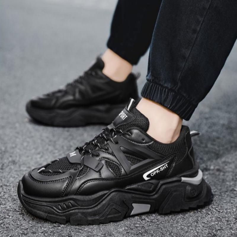 Summer Trend Men Breathable Sports Running Shoes Street Platform Casual Walking Shoes Non-slip Tenis Trainers Zapatillas