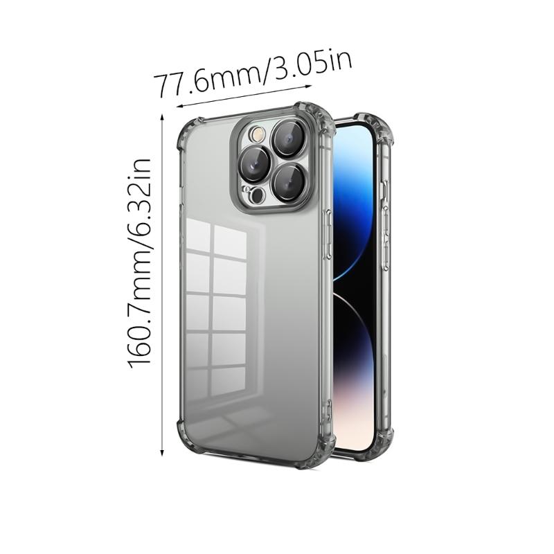 Protective Skin Clear Case for Phone 14 Full Coverage Housing Waterproof Cover Scratch Resistant Protector Case