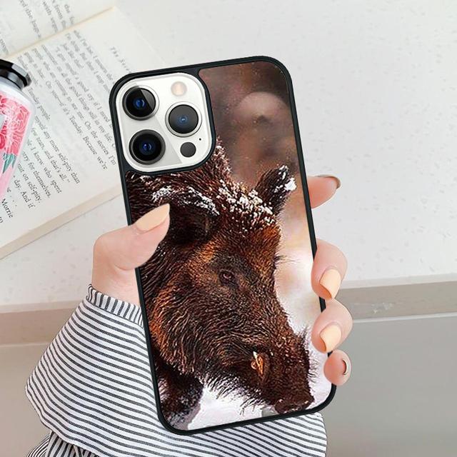 

Чехол для телефона с милым диким кабаном и забавным мультяшным рисунком для iPhone 5 6 7 8 Plus X XR XS SE2020 Apple 11 12 13 mini Pro Max Galaxy S20 S21 galaxy S21ultra