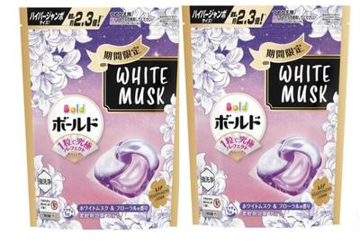 [Set-Angebot] Bold Waschmittel Gelkugeln 4-in-1 Weißer Moschus & Blumiger Duft, Ultimative Perfektion in Einem (25 Ersatzminen x 2 Beutel)