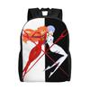 Custom Manga Evangeliones Backpack for Men Women School College Students Bookbag Fits 15 Inch Laptop Bags