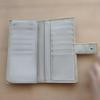 Used GUCCI Gucci GG Long Wallet Leather GD Hardware Guccissima White