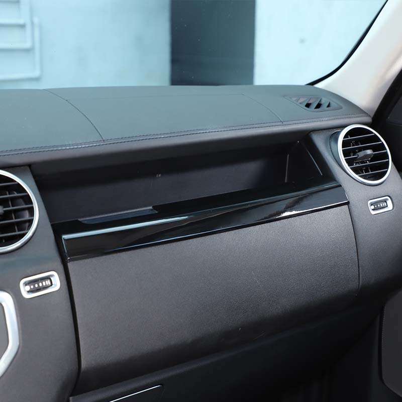 Car Glove storage box Cover Trim Co-pilot Storage Compartment Panel Stickers For LandRover Discovery 4 LR4 2010-2016 Accessories
