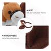 MALUGOGO 2026 Spring Festival Horse Headband, Cartoon Animal Ear Plush Hair Accessory for Role Play, Girls' Farm Party Costume