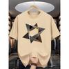 Men's Fashion 3D Printed Men's T-Shirt Round Neck Short Sleeve Trendy Street Wear