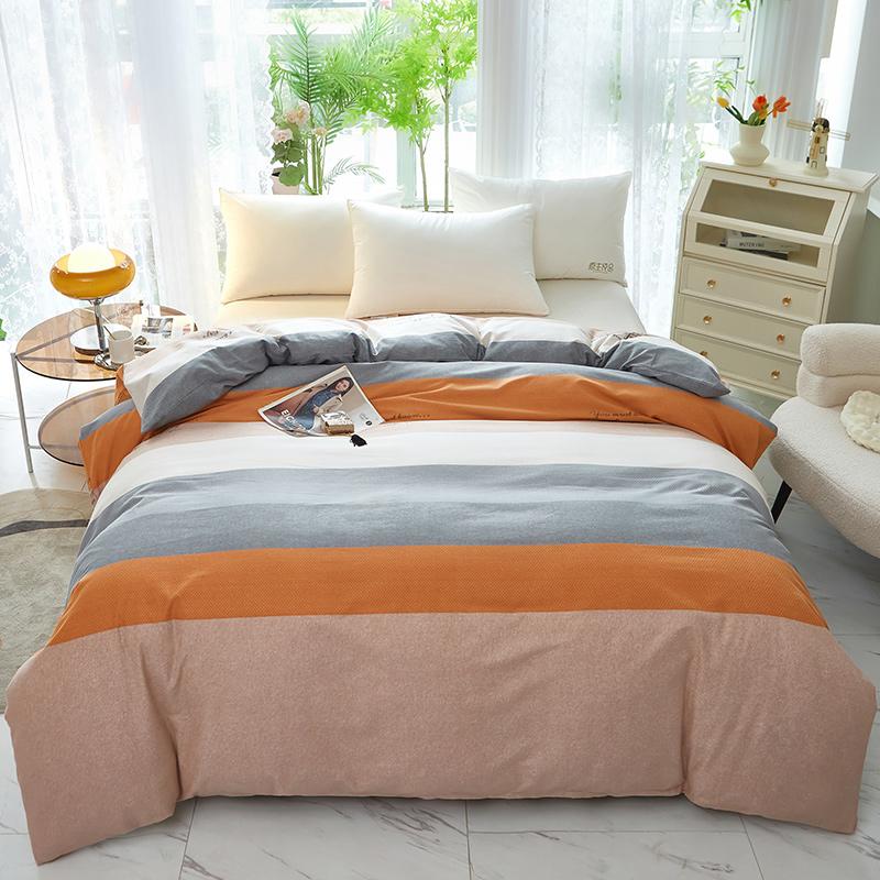 1Pc Boho Geometric Pattern 100% Cotton Duvet Cover Thicken Quilt Cover with Zipper Soft Comfortable Bedding for Kids Boys Girls