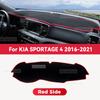 Für KIA SPORTAGE 4 2016-2021 Auto Armaturenbrett Abdeckung Matte Sonnenschutz Pad Vermeiden Licht Matte Instrument Teppich Schutz Zubehör