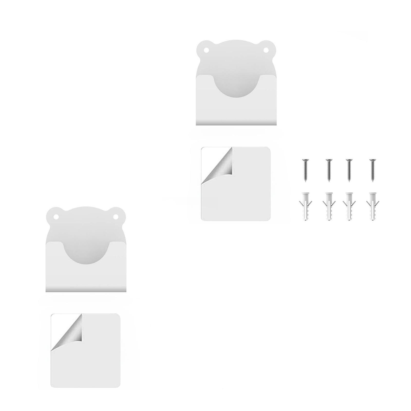 

2 шт. Настенные самоклеящиеся стойки для штанги для шторки для душа, настенные держатели для ванной комнаты, мультяшные держатели для штанги для душа для ванной комнаты, спальни