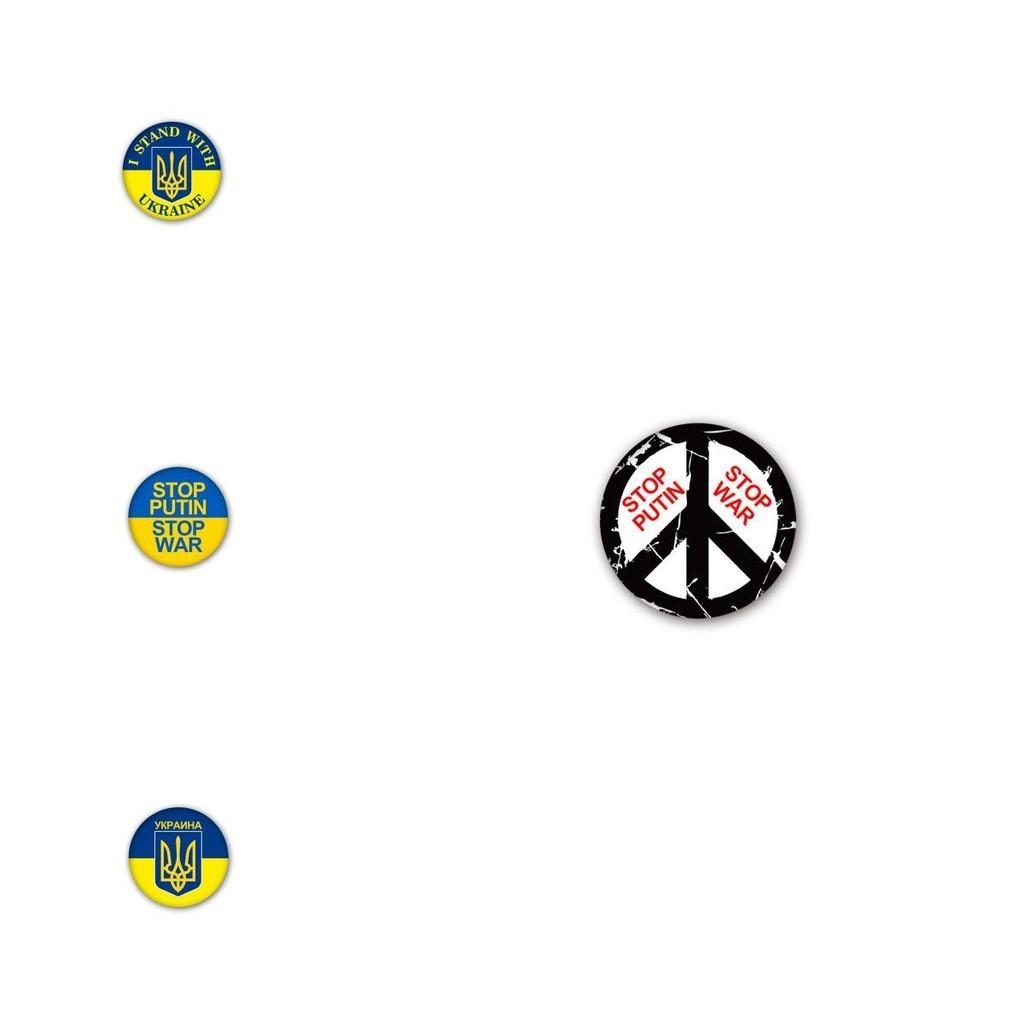 Beautiful Ukraine Flag Brooch For Everyday Wear