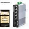 Industrial POE Fiber Optic Switch 4GE+2SFP