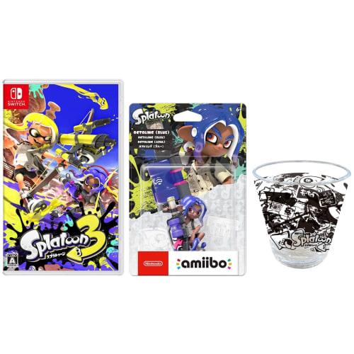 

[Доставляется в оригинальной транспортной коробке] Splatoon 3 -Switch + amiibo Octoling [Синий] (Взвод серии) ([.co.jp limited] В комплект входит акриловый стакан)