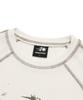 T-shirt Manches Longues Slim Slogan NICEGHOSTCLUB_Ivoire(Ng2Esut554A)