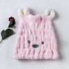 Coral Velvet Cartoon Shower Cap Soft Absorbent Hair Dry Cap Children's Hair Dry Cap