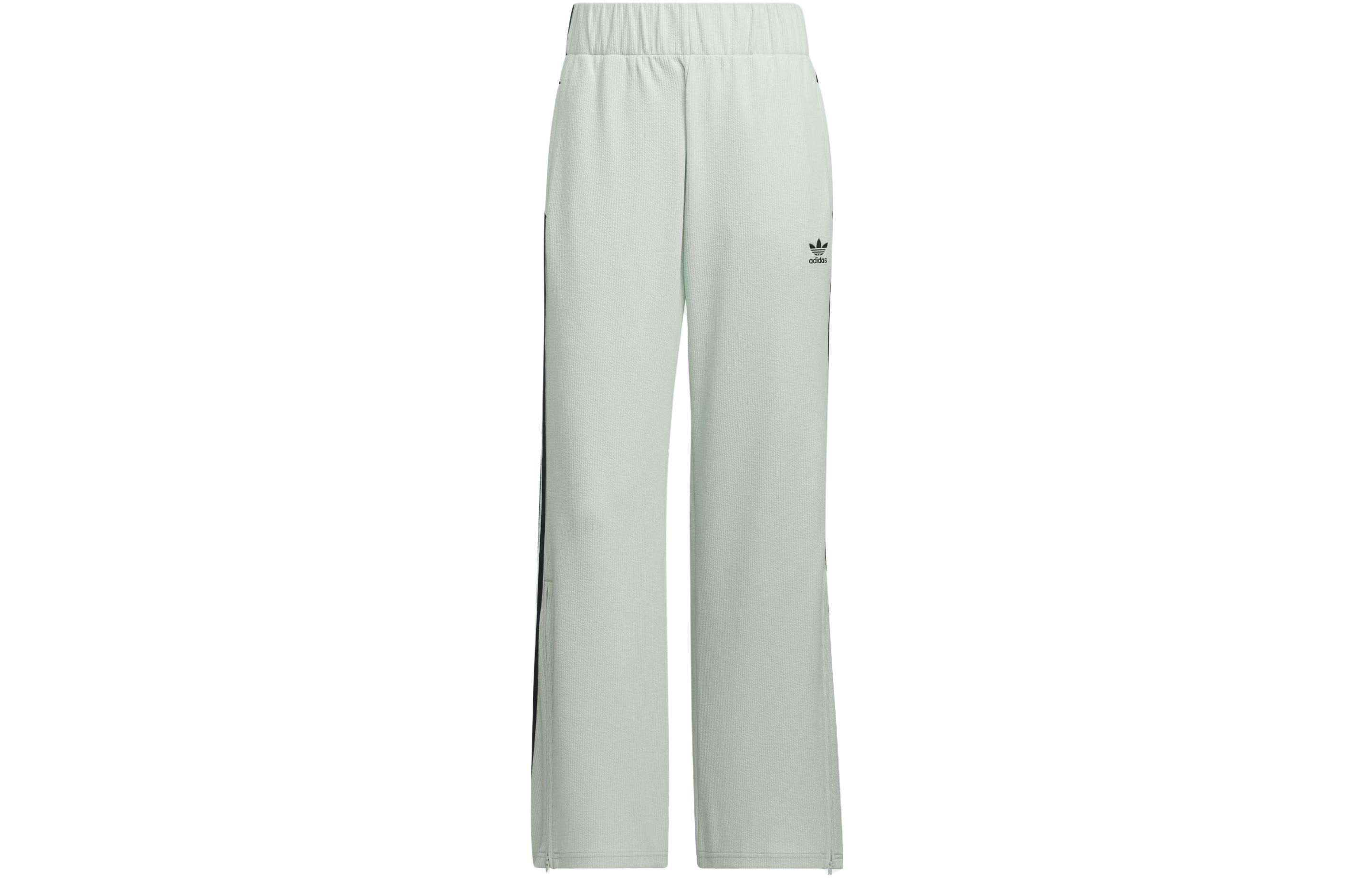 Adidas Originals Трикотажные брюки женские Льняно-зеленые IY7122 S