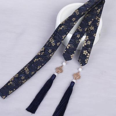 Borduurwerk Chinese Stijl Haarband Draak Paardengezicht Rok Ornament Hanfu Haaraccessoires Kraan Oude Hoofddeksels