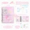 M5 Mini Portable Twill Loose-leaf Book Three-fold Storage Small Fresh Handbook Diary Student Reward Notebook