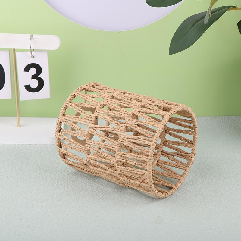 Boho Stil Handgewebte Wohndekor Deckenlampe Gewebter Lampenschirm Rattan Lampenschirm Pendellampe Pendellampe Schirm