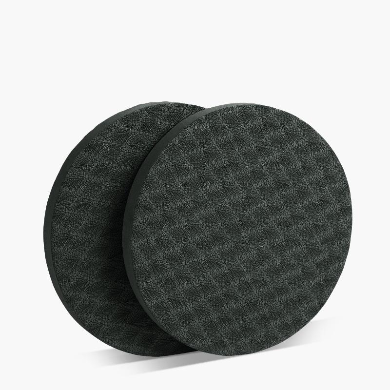 

2 шт. Толстый коврик для упражнений, наколенники для йоги, подушка для баланса, фитнес-коврик из пены для упражнений Ddyj02