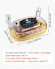 VEVOR 24 Egg Incubator, Automatic Egg Turner with LED Candler, Temperature & Humidity Control, 360 degrees View Clear Window, Auto Water Refill