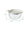 Kitchen Drain Basket Household Washing Basket Filter Basket Fruit Plastic Double Wash Fruit Tray Plastic Washing Vegetables
