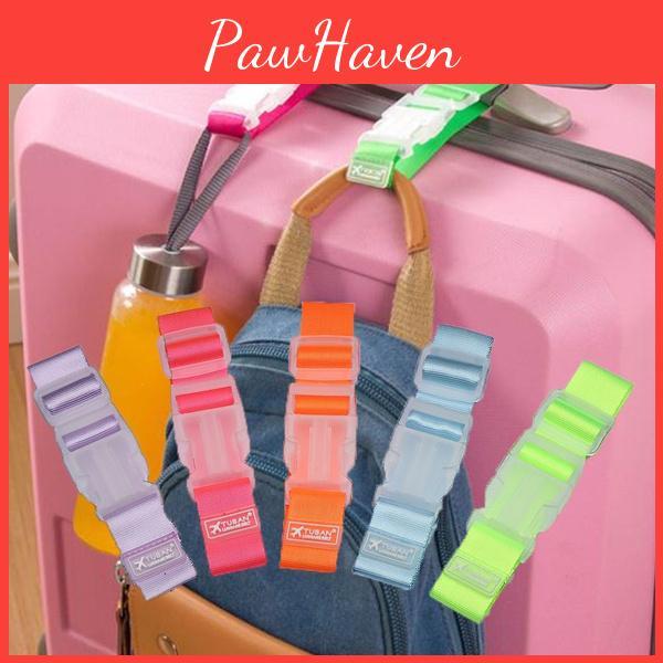 Travel Luggage Nylon Strap With Secure Buckle Multiple Colors Anti Loss Durable